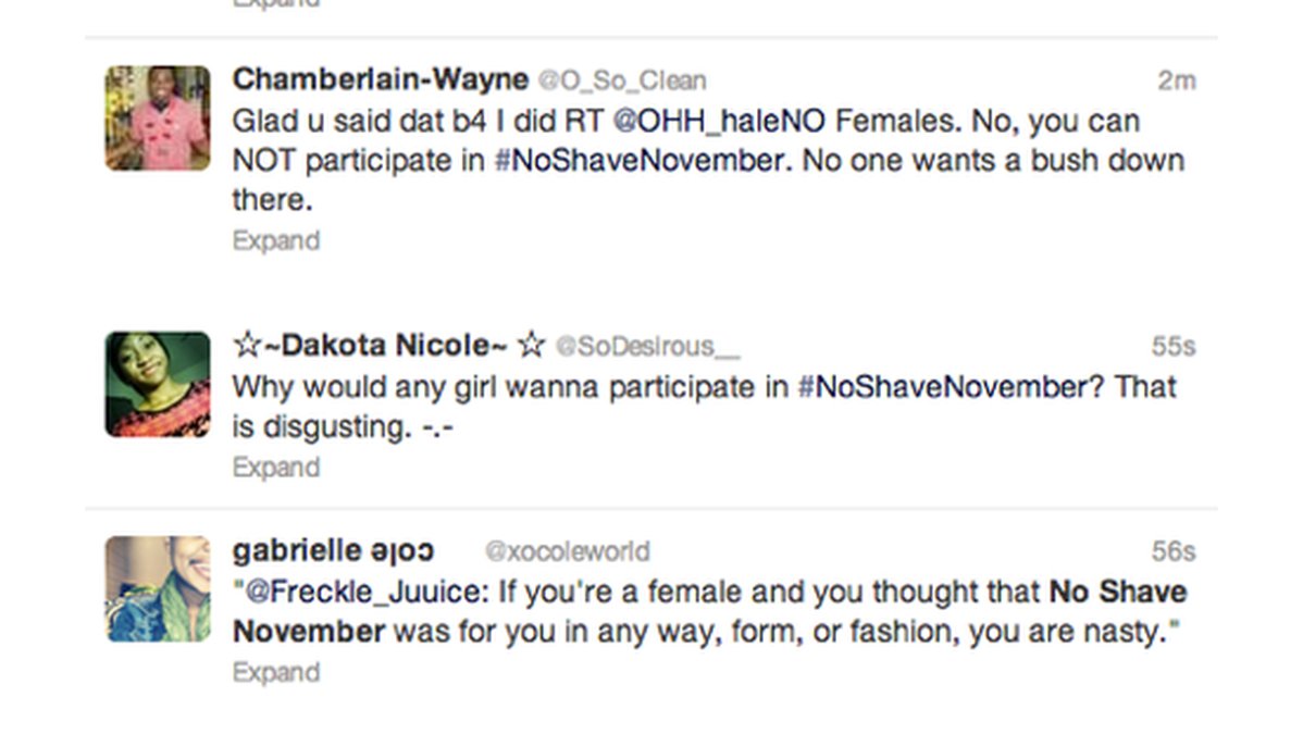 Kvinnohat fångas på Twitter av Tumblr-användaren Haley Cuerro